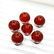 22.34 ct Natural 8mm Carnelian Drilled Beads - 4