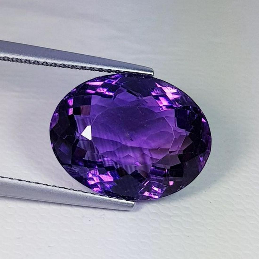 Natural Amethyst Oval Cut 11.40 ct (1 of 5)