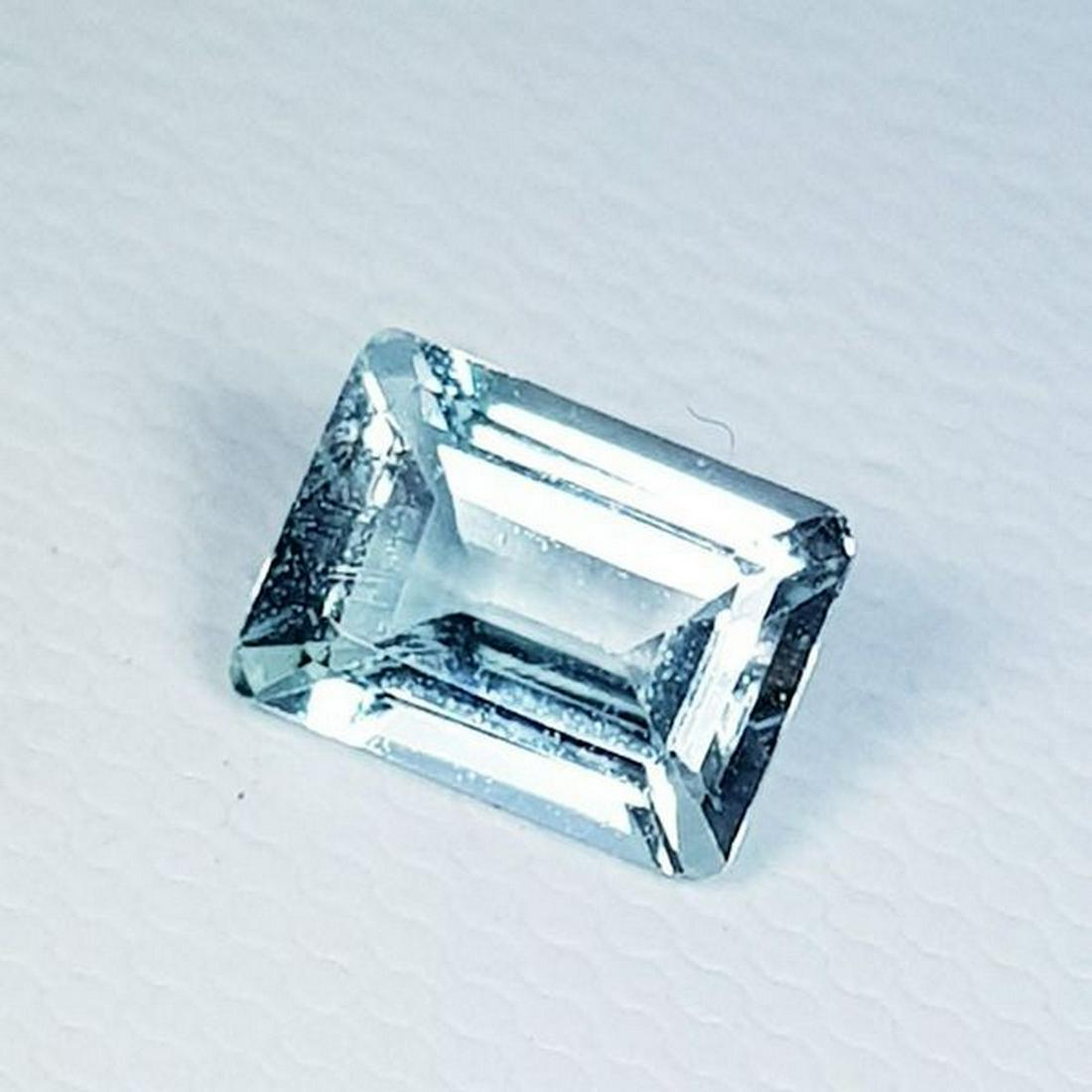 1.20 ct Natural Aquamarine Emerald Cut (1 of 5)