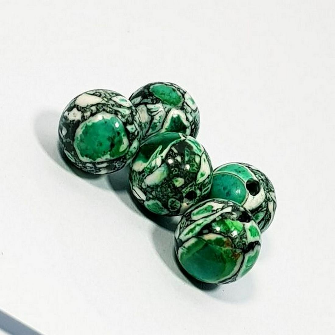 15.30 ct Natural 8mm Agate Drilled Beads (1 of 5)