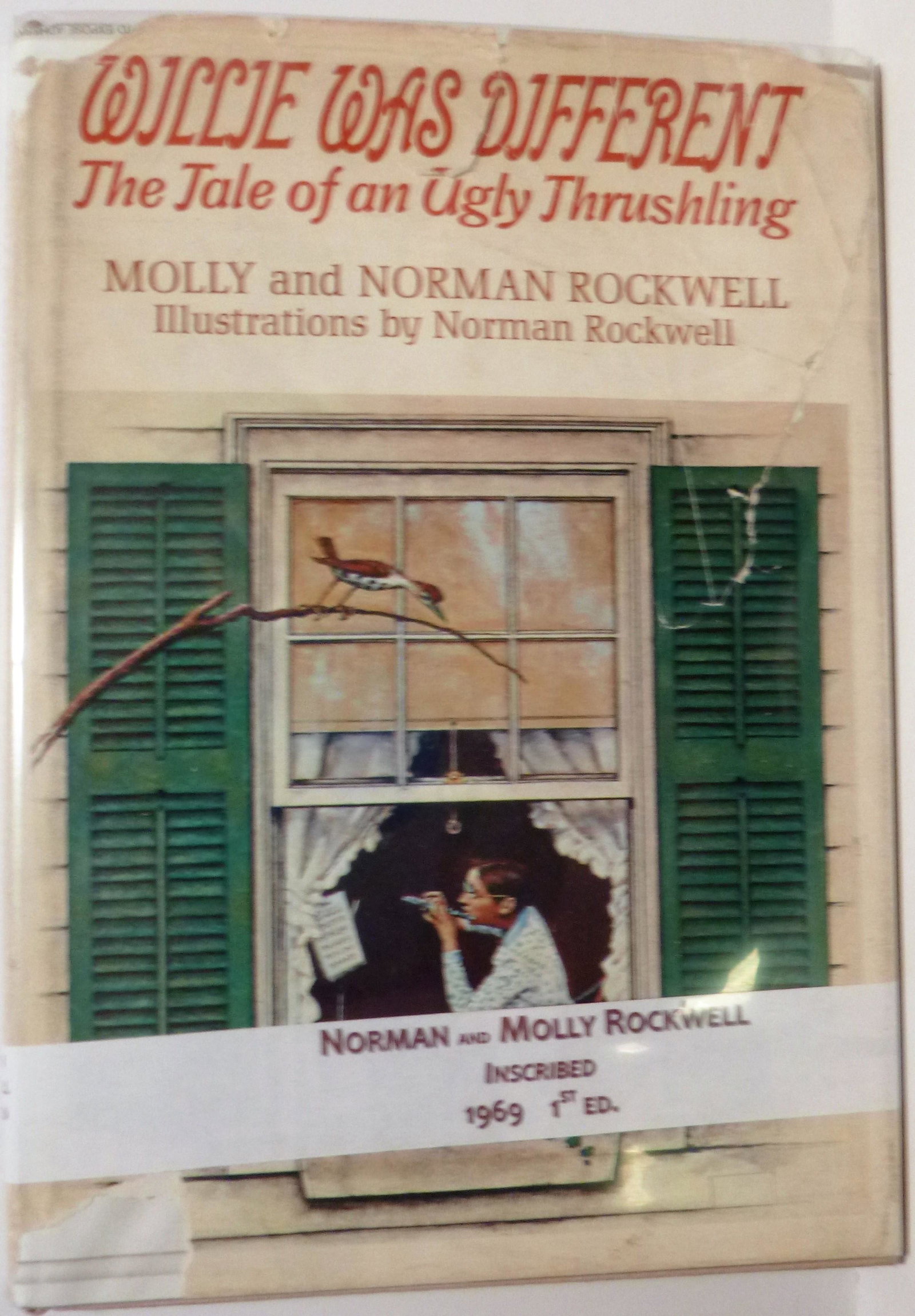 Willie Was Different- Signed: Title: Willie Was Different- Signed Author: Molly & Norman Rockwell Date/Period: 1969 Publisher: Funk & Wagnalls Edition: First edition Additional Info: Norman rockwell, the foremost chronicler of sma
