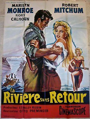 River Of No Return R60's French 1 Panel Poster - Rare (1 of 1)