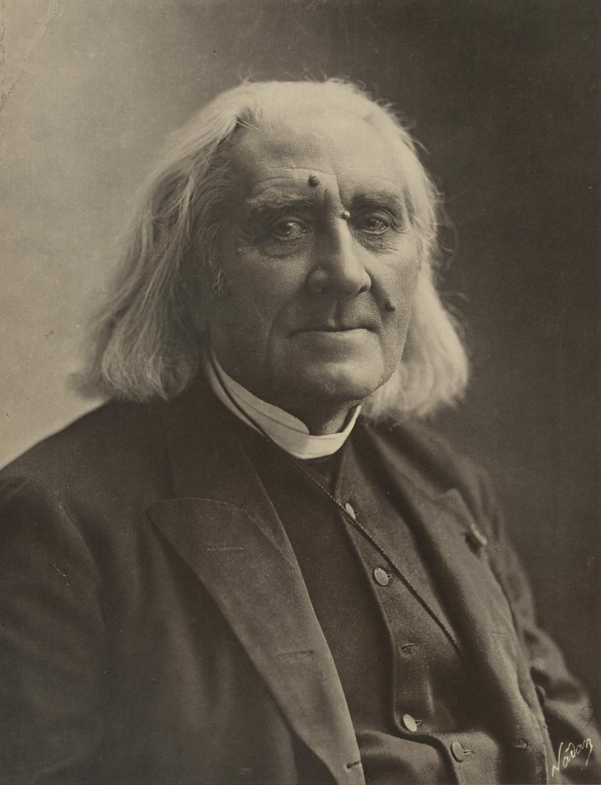Nadar, Franz Liszt, 1865: Artist: Nadar Title: Franz Liszt, 1865 Medium: Photo Litho, 1975, USA Dimensions: 6.2x8.1" on 9.5x12" sheet Additional Information: Unmounted, Small Edition Portfolio. Artist Bio: Gaspard-Félix Tourn