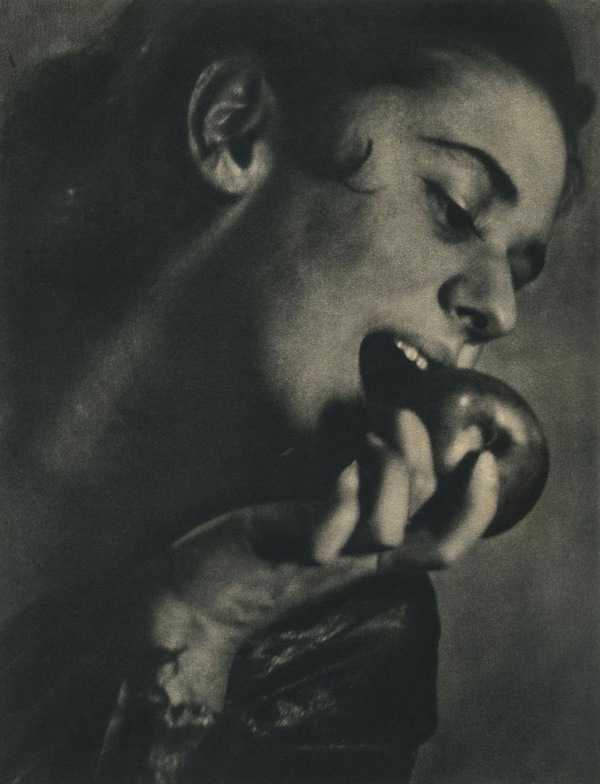 John Sheeres, Temptation A Study of Lil Liandre, 1937: Artist: John Sheeres Title: Temptation A Study of Lil Liandre, 1937 Medium: Sheet Fed Gravure, 1937, USA Dimensions: 8.15x10.65" on 11x14" sheet Additional Information: Unmounted Artist Bio: John Shee