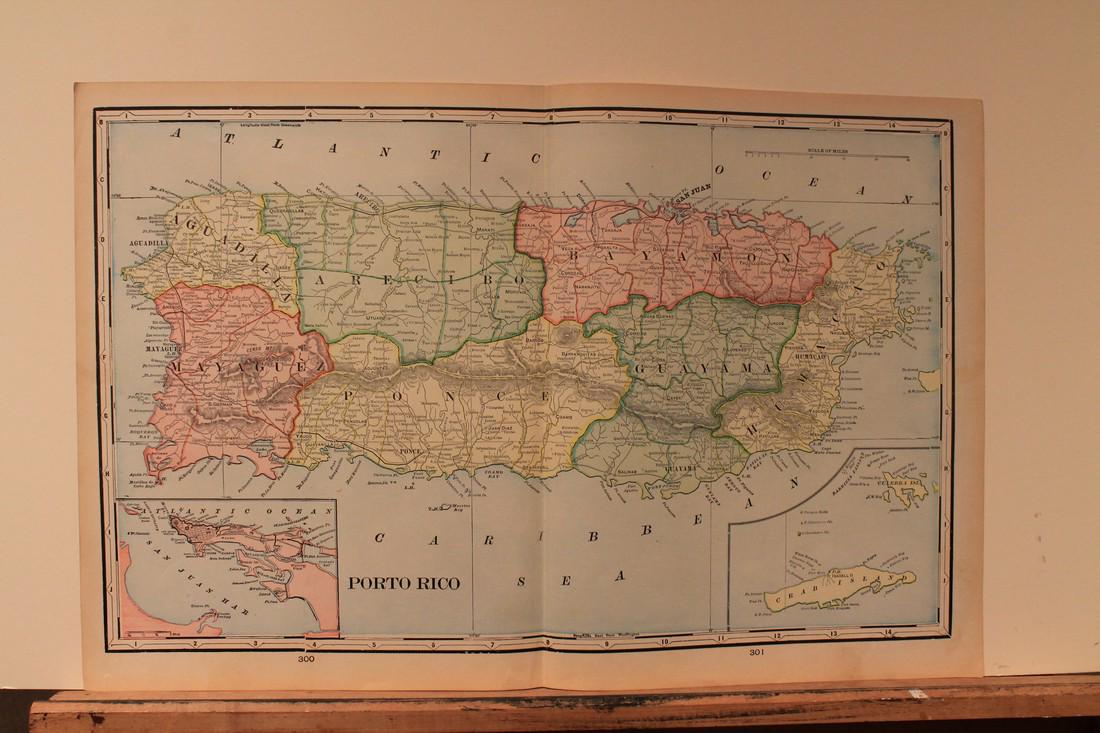1886 Map of Porto Rico (1 of 3)