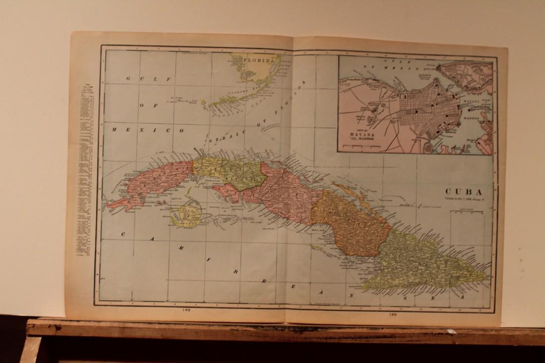 1886 Map of Cuba (1 of 3)