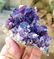 218.1 Grams Amethyst Crystals Cluster Mineral - - 3