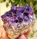 148 Grams Amethyst Crystals Cluster Mineral -