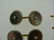 14K YELLOW GOLD STUD CUFFLINKS SET OF 7 SHIRT PEARL - 5