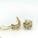 .80 ct Wide Diamond Hoop Huggie Earrings in Two-tone18k - 6