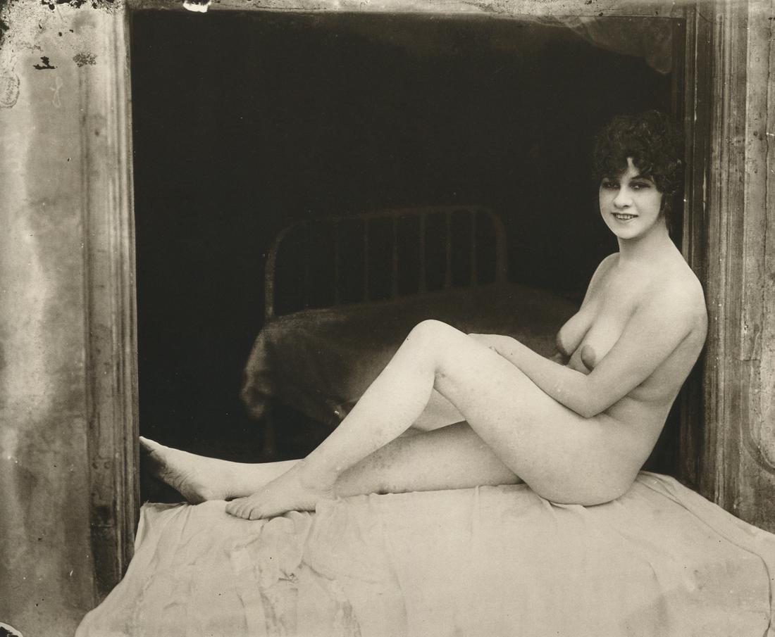 E.J. Bellocq, Storyville Prostitute, New Orleans: Artist: E.J. Bellocq Title: Storyville Prostitute, New Orleans 1910-15 Medium: Sheet Fed Gravure, 1970, USA Dimensions: 7.4x6.1" Additional Information: Heat Wax Mounted on 8.5x11" Conservation Board