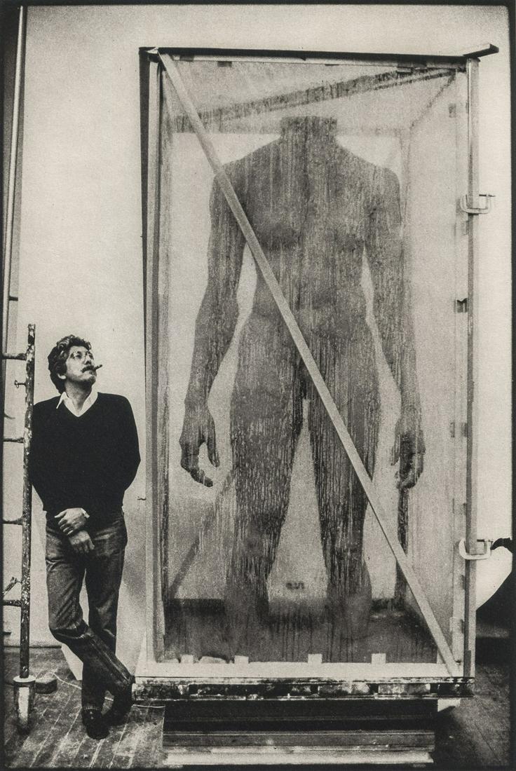Helmut Newton, Sculptor Bob Graham, Venice, Ca, 1984: Artist: Helmut Newton Title: Sculptor Bob Graham, Venice, Ca, 1984 Medium: Photogravure, 1985, France Dimensions: 6.8x10.15" Additional Information: Heat Wax Mounted on 11x14" Conservation Board Artis
