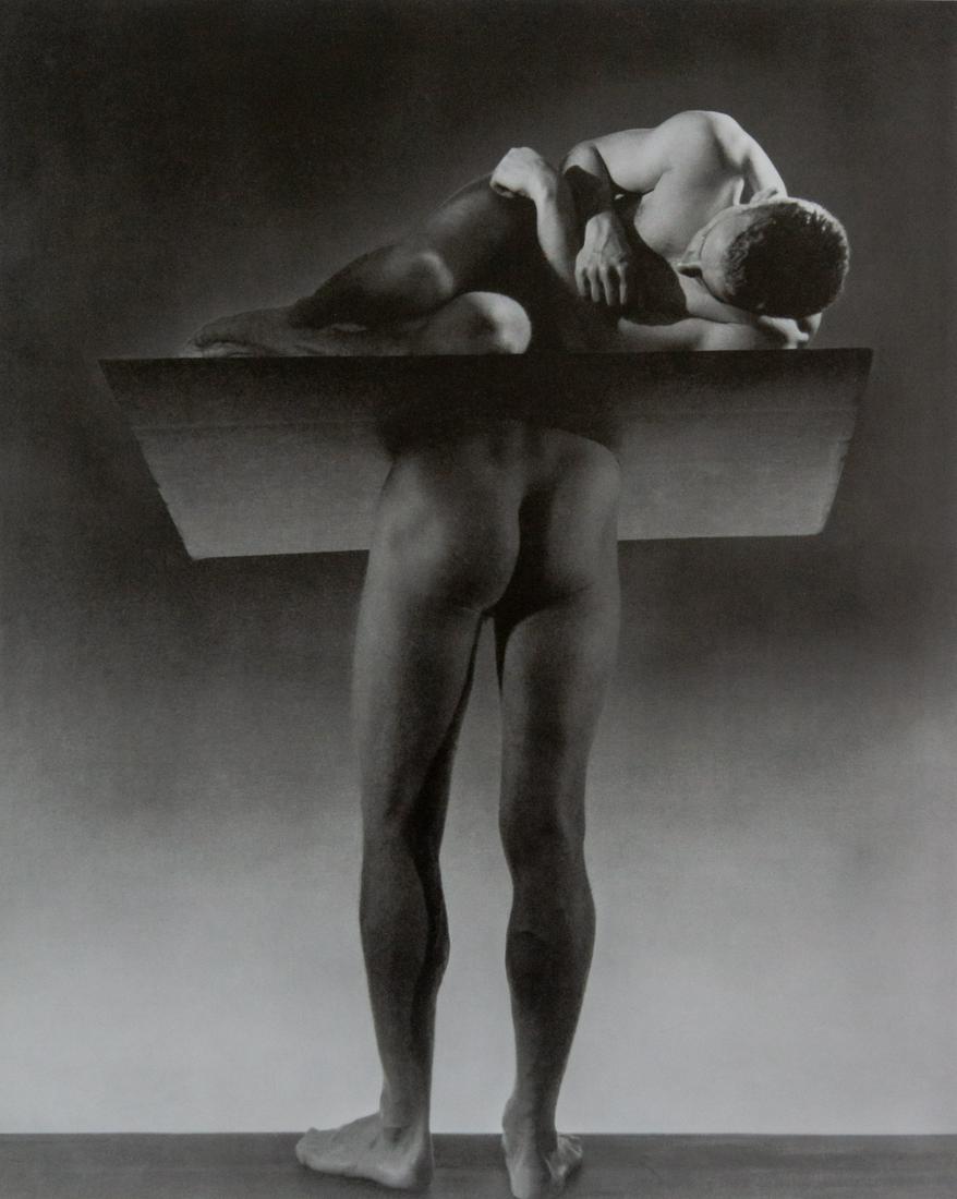 George Platt-Lynes, The Sleepwalker, 1936: Artist: George Platt-Lynes Title: The Sleepwalker, 1936 Medium: Photo Litho, 2000, Italy Dimensions: 10.75x12.85" Additional Information: Heat Wax Mounted on 14x18" Conservation Board Artist Bio: Geor