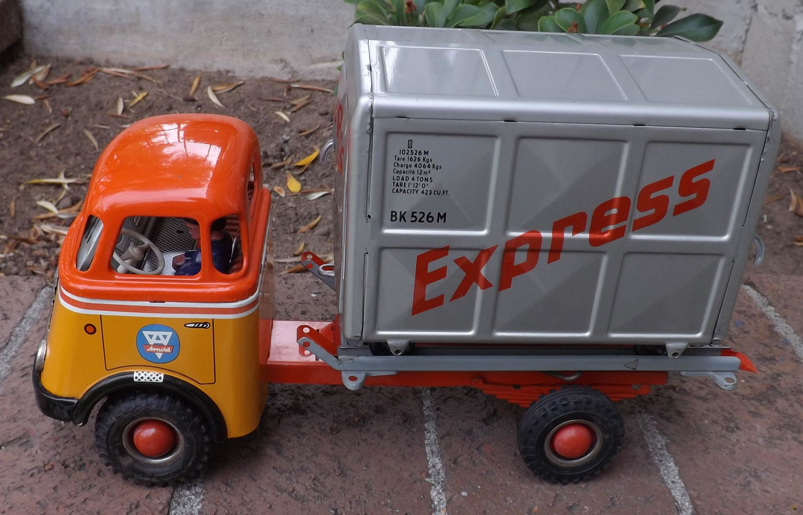 Arnold container truck 678, Made in Germany, c9,. (1 of 4)