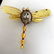 Marvellous Amber Brooch-Pin of a Dragonfly - 3