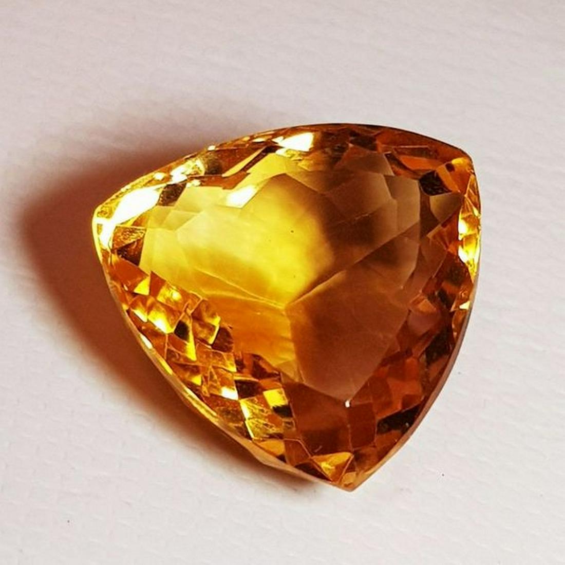 Natural Citrine Triangle Cut 12.35 ct (1 of 6)