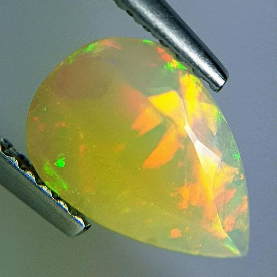 Natural Fire Opal Pear Cut 1.29 ct (1 of 7)