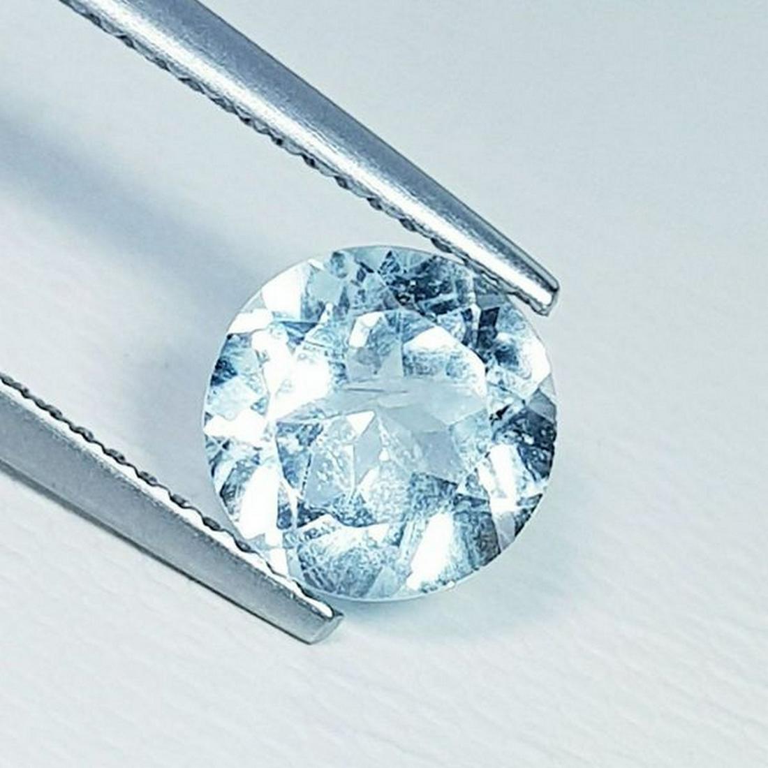 2.18 ct Natural Aquamarine Round Cut (1 of 5)