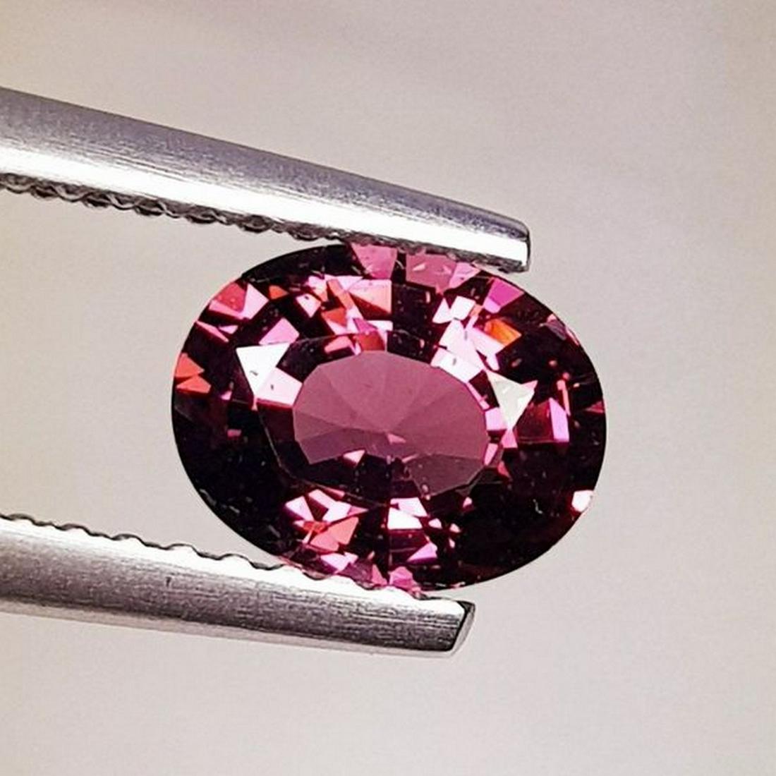 Natural Rhodolite Garnet Oval Cut 1.17 ct: No Reserve! Title: Natural Rhodolite Garnet Oval Cut 1.17 ct Color/Clarity: VVS - VS Gemstones: Gemstones Carat Weights: 1.17 Size/Dimensions: 7.00 x 5.50 x 3.50 Additional Information: Oval - Burma S