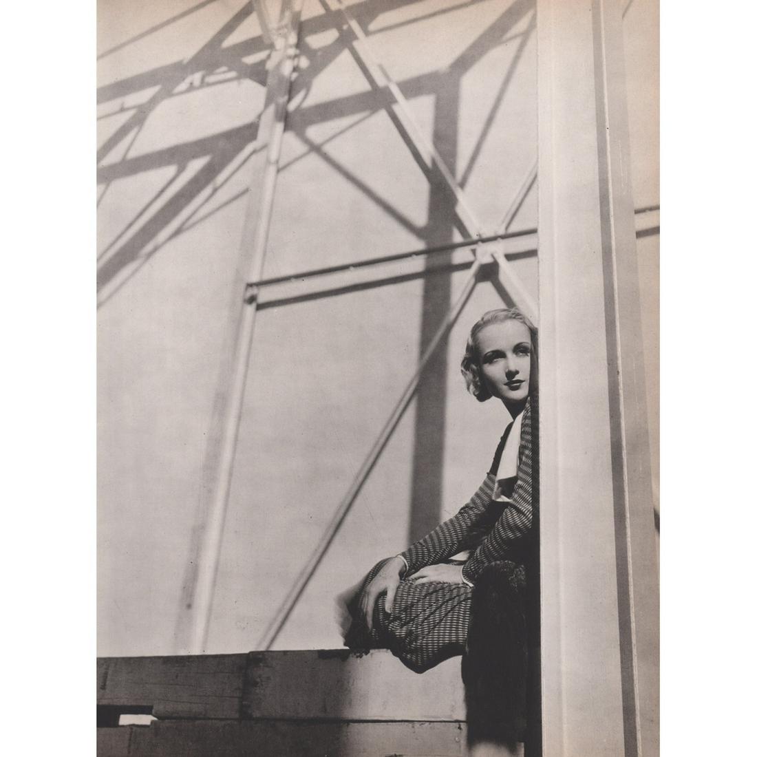 CECIL BEATON - Carole Lombard: Artist: CECIL BEATON Print Title: Carole Lombard Medium: Sheet-fed Gravure Printing Date: 1960's Printed in Great Britain Image Size: 11.5 X 8.75 inches Cecil Beaton was an English fashion, portrait a