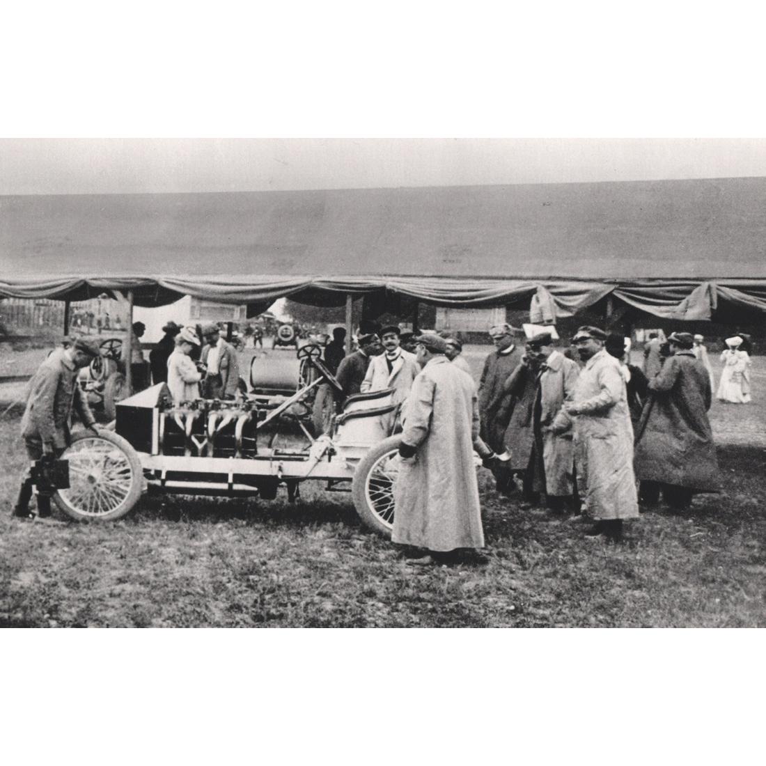 JACQUES HENRI LARTIGUE - 1st Annual ACF Grand Prix: Artist: JACQUES HENRI LARTIGUE Print Title: 1st Annual ACF Grand Prix, Darracq auto Medium: Sheet-fed Gravure Printing Date: 1970's Printed in France Image Size approx: 4.5 X 7 inches Jacques Henri La