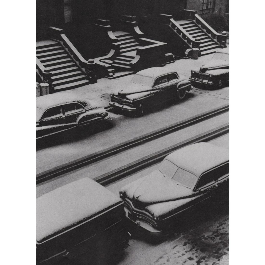 RUTH ORKIN - Three White Stoops: Artist: RUTH ORKIN Print Title: Three White Stoops Medium: Sheet-fed Gravure Printing Date: 1980's Printed in the USA Image Size approx: 9 X 6.75 inches Ruth Orkin (1921-1985) was an American photogra