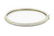 Contemporary White Gold and Diamond Bangle Bracelet
