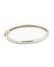 Contemporary White Gold and Diamond Bangle Bracelet - 4