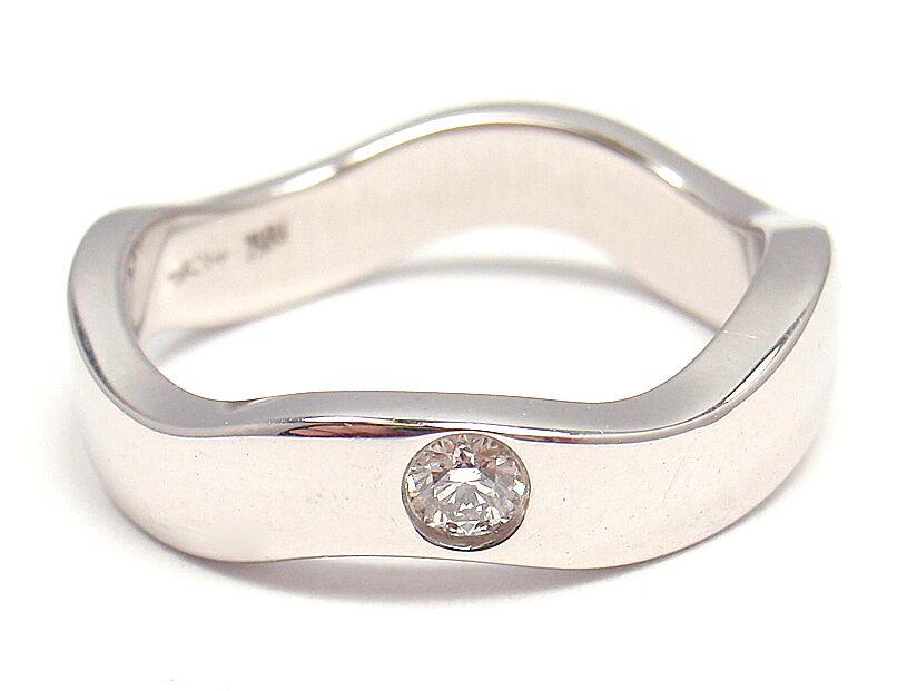 AUTHENTIC HEARTS ON FIRE 18k WHITE GOLD DIAMOND CURVED (1 of 8)