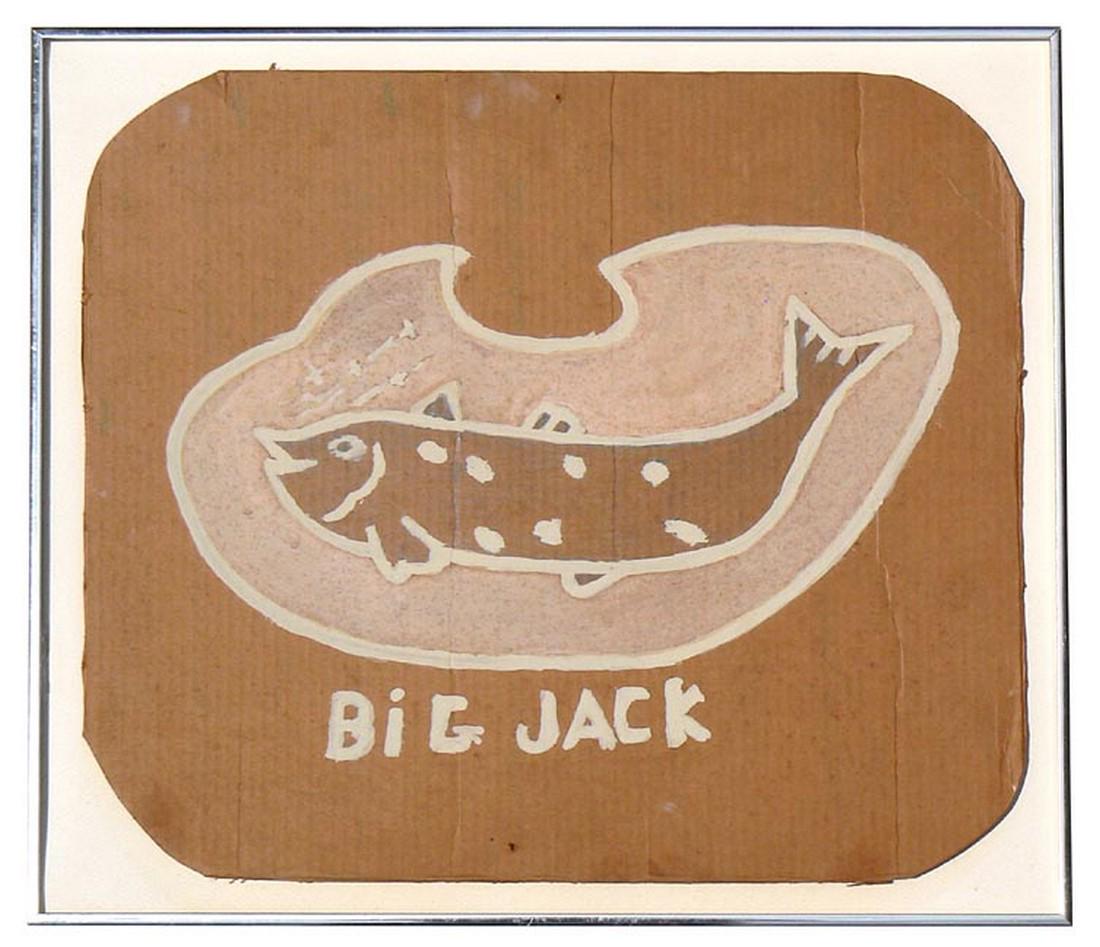 Big Jack outsider art painting by Alva Dexhimer (1 of 11)