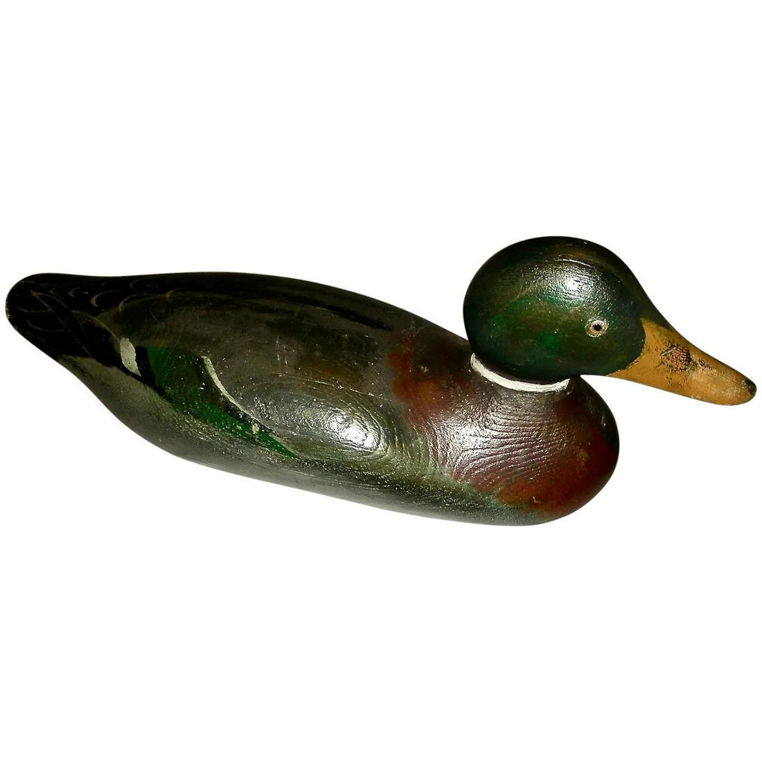 Mason Mallard Standard Grade Glass-eye Decoy (1 of 9)
