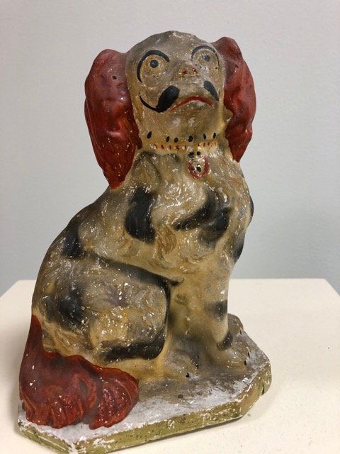 Beautiful Early Painted Chalk Spaniel (1 of 4)