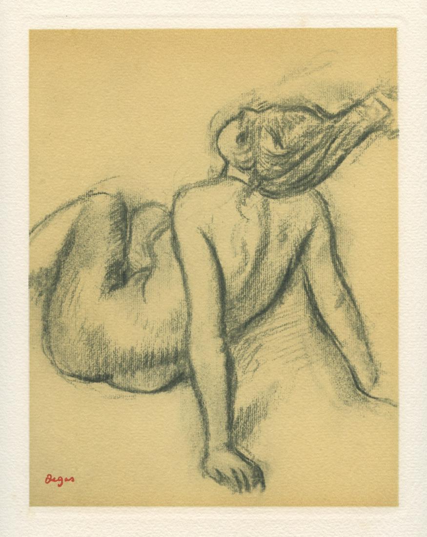 Edgar Degas "Etude pour une pastel Coiffure" (1 of 1)