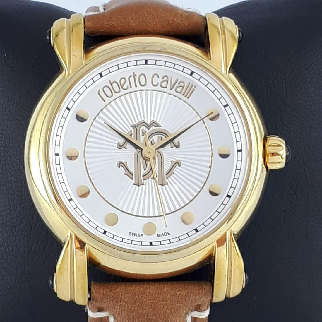 Roberto Cavalli - Ref:71729 - Men - 2011-present: Brand : Roberto Cavalli Ref : 71729 Gender : Men Movement : Quartz Type : Analogue wristwatch Total Lenght : 21,5 cm / 8,46 inch (Including Watch Case) Case Size : 40 mm / 1,57 Inch Bracel