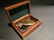 Brass Traveling Telescope Binoculars Monocular Wood Box - 6