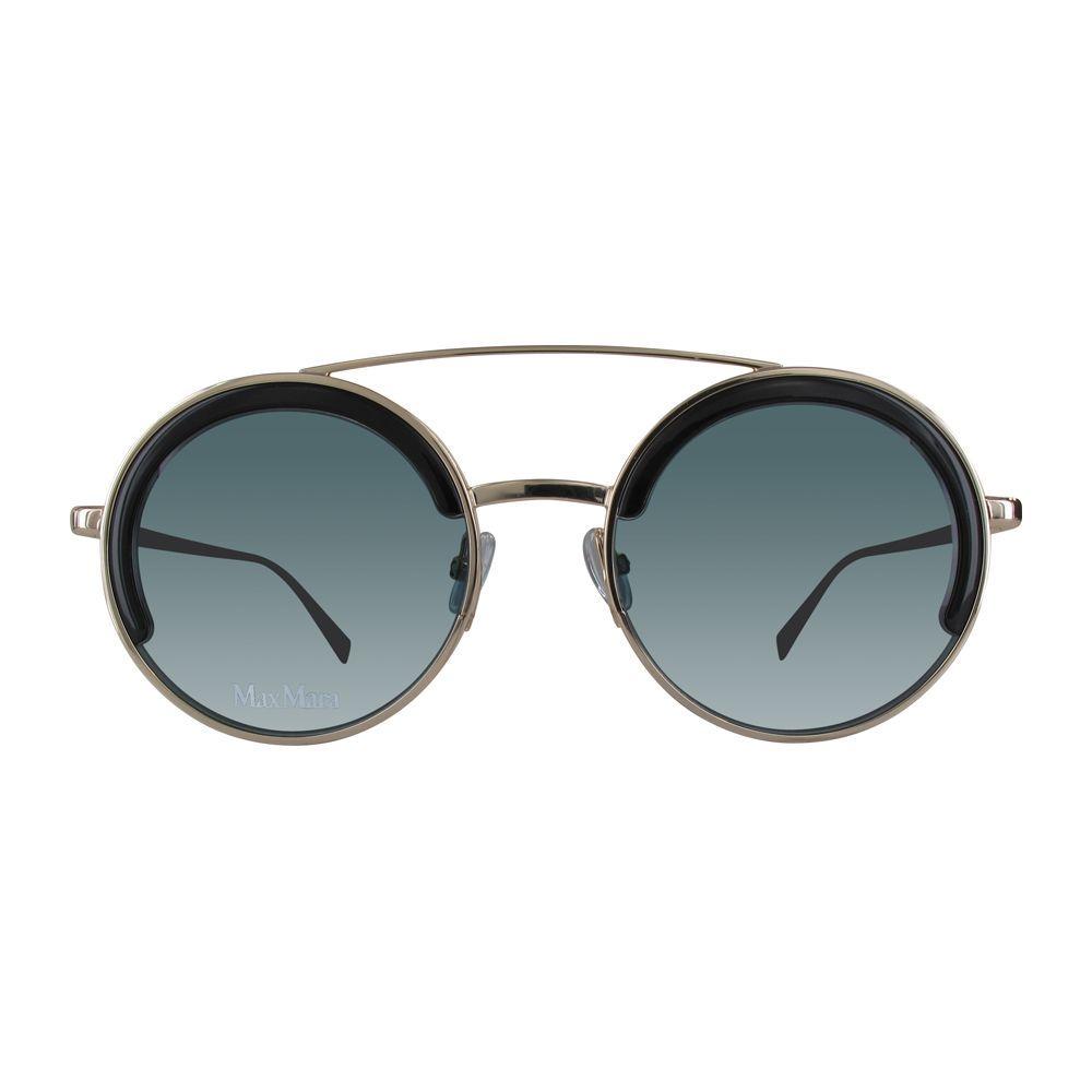 Max Mara New Women Sunglasses MMEILEENI-KY2-55: New Women Sunglasses designed by Max Mara in Blue Gold . High quality original lenses 100% UV 3 protection. Details MATERIAL: Metal COLOR: Blue Gold MODEL: MMEILEENI-KY2-55 GENDER: Women Sunglasses Co