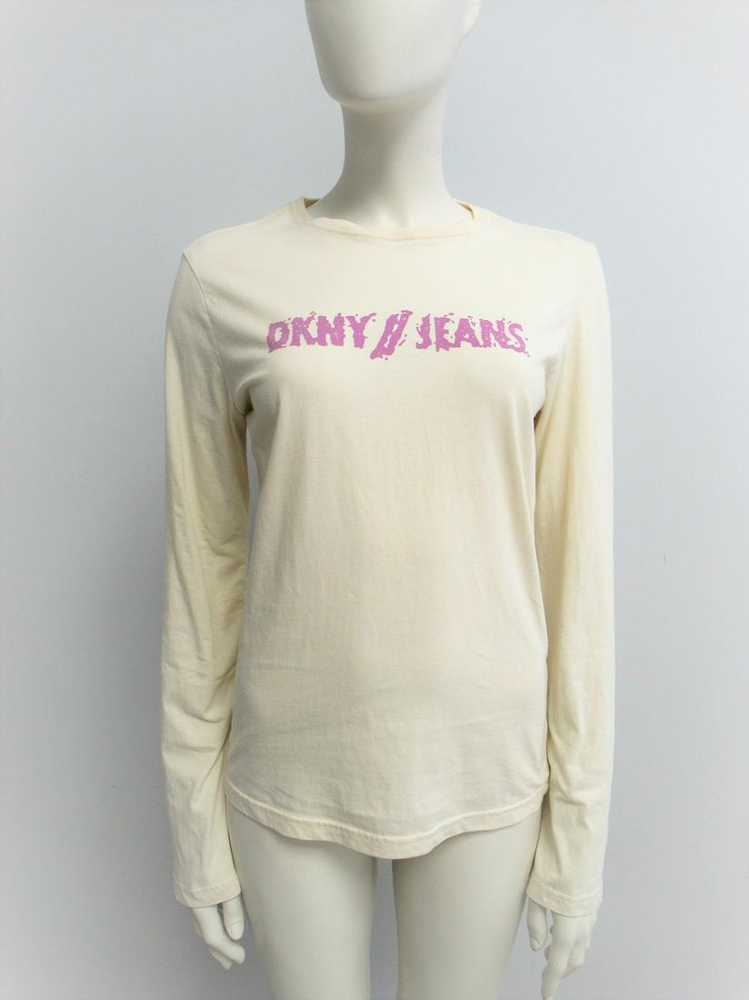 "DKNY JEANS" cotton shirt size L: Title: "DKNY JEANS" cotton shirt size L Materials: Cotton Size: TG: LMEASURES: Shoulder 41 cm (16.14 "), chest 45 cm (17.72"), length 60 cm (23.62 "), sleeve 64 cm (25.20"). Additional Info :“DKNY J