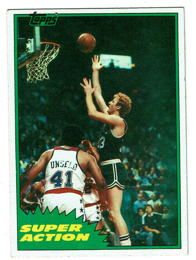 1981-82 Topps Larry Bird Super Action (~VB3~) (1 of 2)