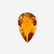 0.63ct Yellow Tourmaline Pear Cut