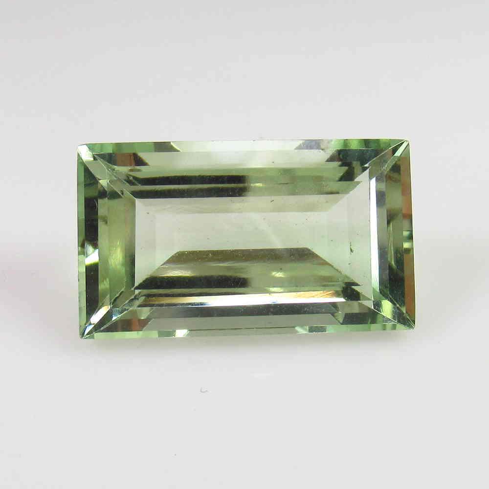 16.72 Ct Natural Green Amethyst Rectangle Cut (1 of 2)