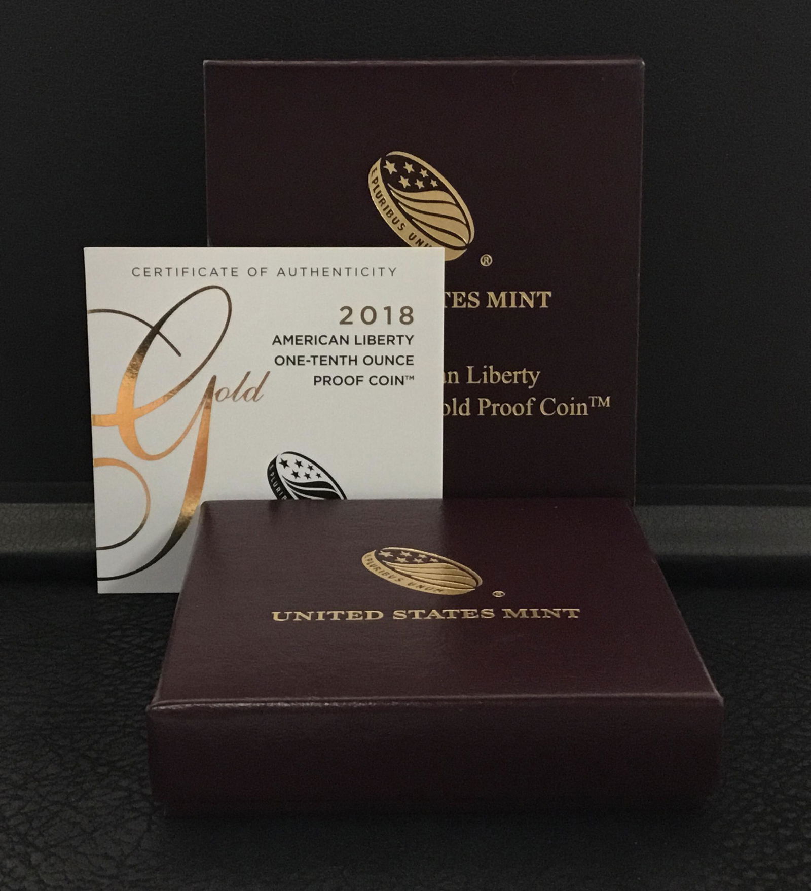 2018 American Liberty 1/10th ounce Gold Proof Coin (1 of 4)