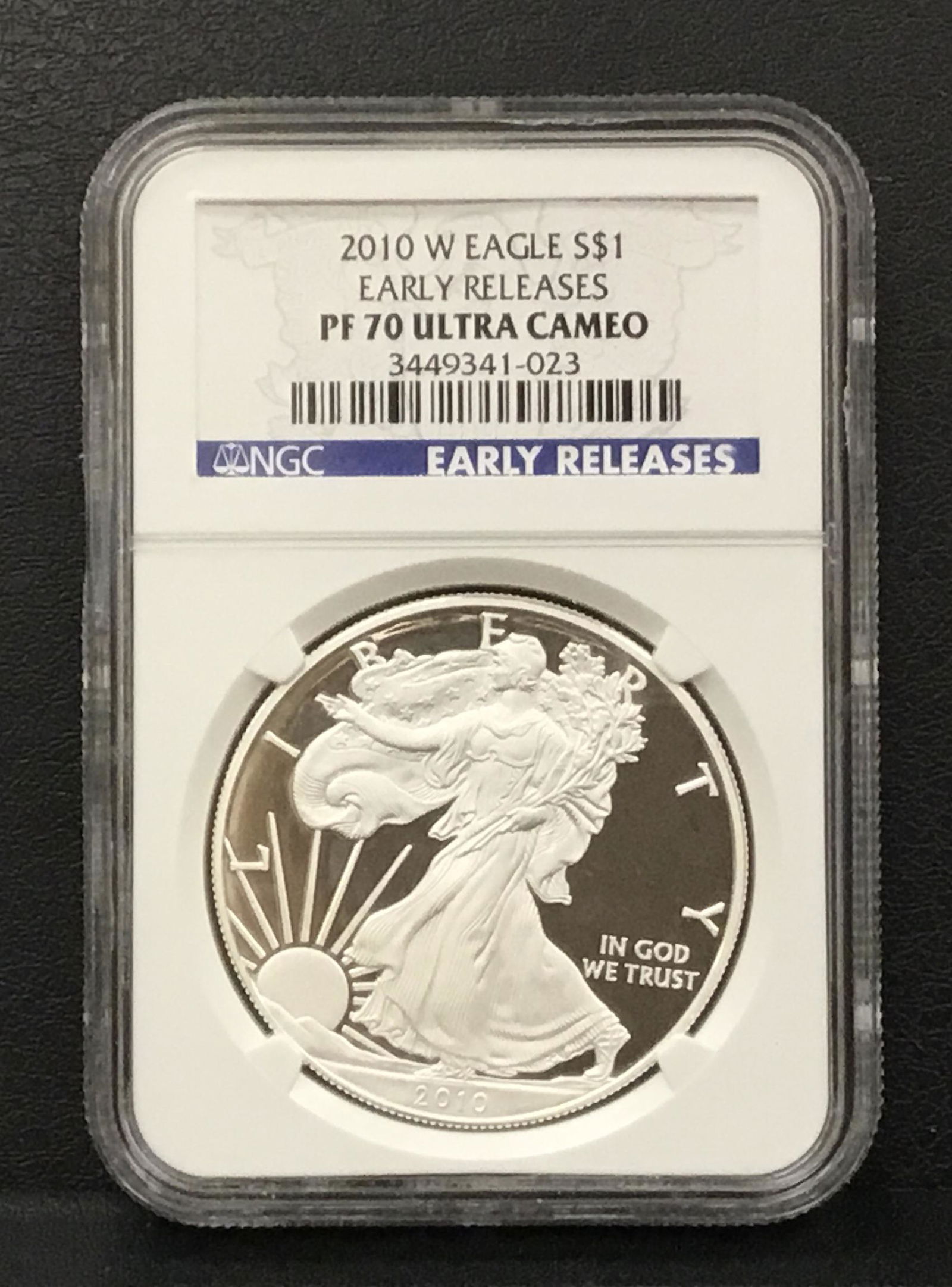 2010-W Silver Eagle $1 (1 of 4)