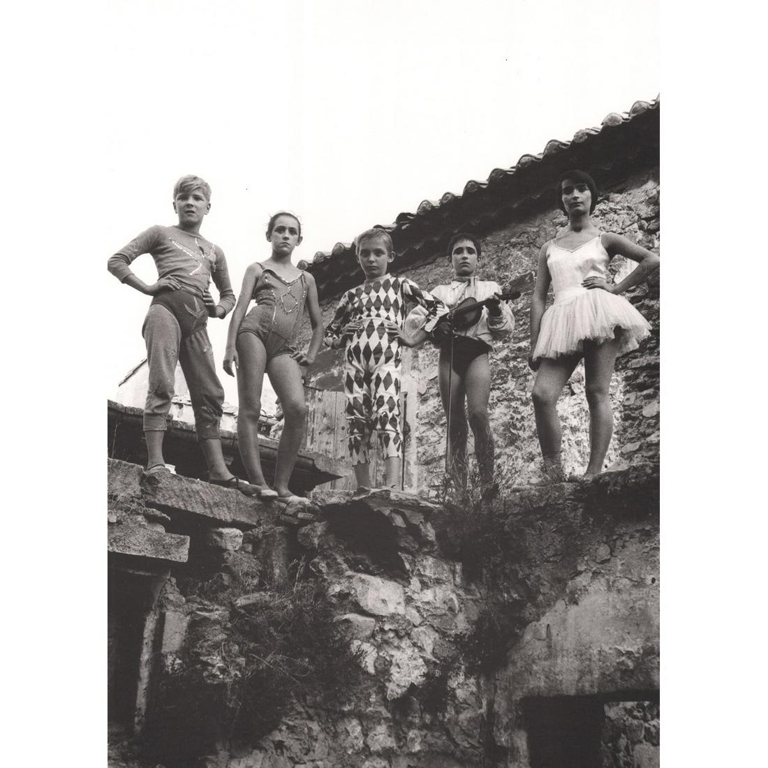 LUCIEN CLERGUE - Les Saltimbanques: Artist: LUCIEN CLERGUE Print Title: Les Saltimbanques Medium: Photo-lithograph Printing Date: 1980 Printed in France Image Size: 14 X 10 inches Lucien Clergue (1934-2014) was a French photographer. He