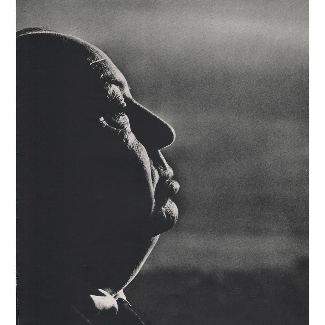 PHILIPPE HALSMAN - Alfred Hitchcock: Artist: PHILIPPE HALSMAN Print Title: Alfred Hitchcock Medium: Sheet-Fed Gravure Printed in 1970's Printed in Italy Image Size approx: 11 x 10 inches Philippe Halsman (1906-1979) was an American portr