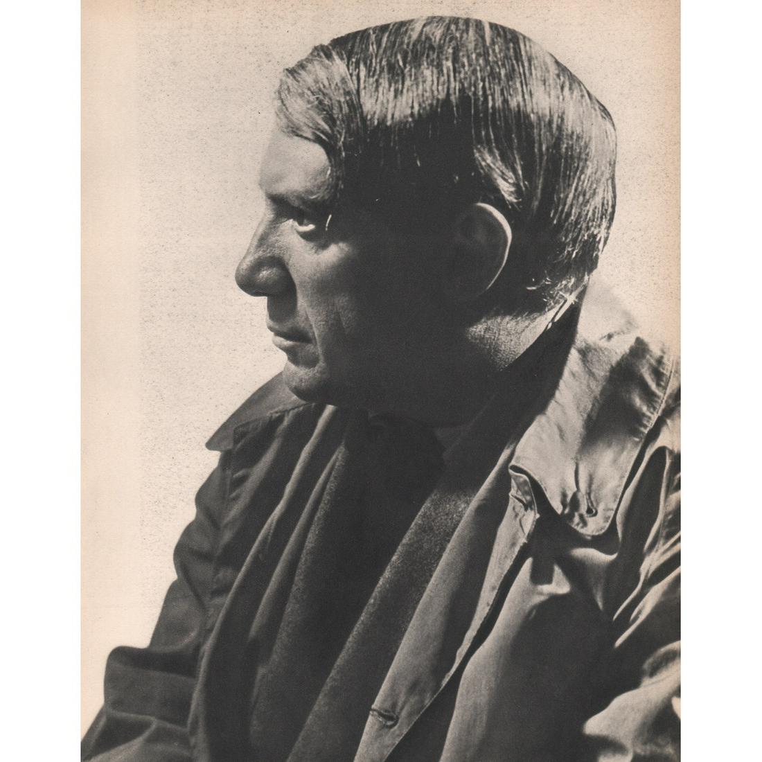 MAN RAY - Pablo Picasso: Artist: MAN RAY Print Title: Pablo Picasso Pablo Ruiz Picasso (1881-1973) was a Spanish painter, sculptor, printmaker, ceramicist, stage designer, poet and playwright who spent most of his adult life 