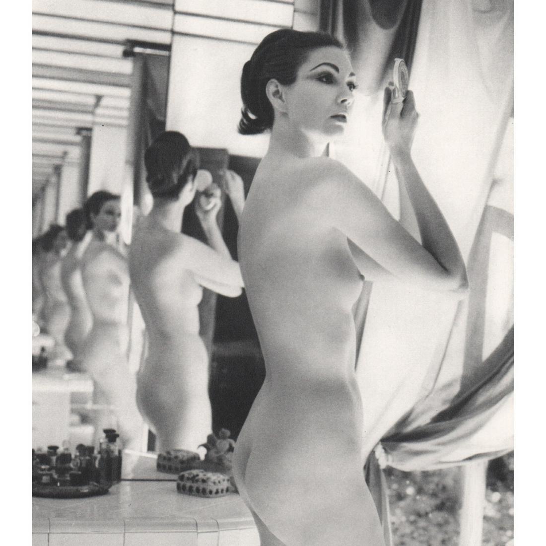 JOHN RAWLINGS - Nude - Betty Biehn: Artist: JOHN RAWLINGS Print Title: Nude - Betty Biehn Medium: Sheet-fed Gravure Printing Date: 1960's Printed in Switzerland Image Size approx: 6.75 x 6 inches John Rawlings (1912-1970) was a Conde Na