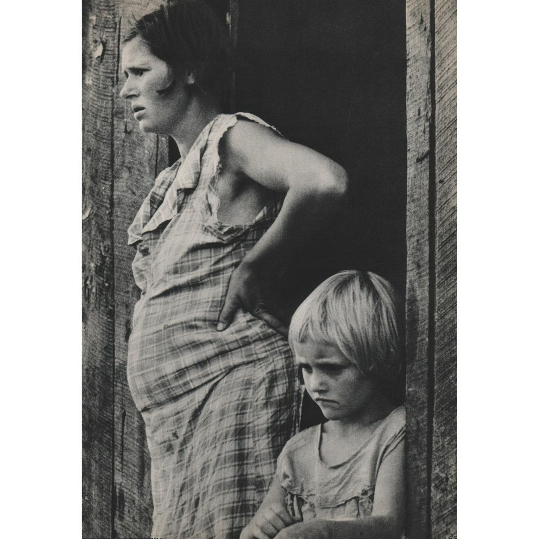 ARTHUR ROTHSTEIN - Sharecropper's Wife: Artist: ARTHUR ROTHSTEIN Print Title: Sharecropper's Wife Medium: Sheet-fed Gravure Printing Date: 1930's Printed in USA Image Size Approx. 11.5 X 8.25 inches Arthur Rothstein (1915-1985) was an Ameri