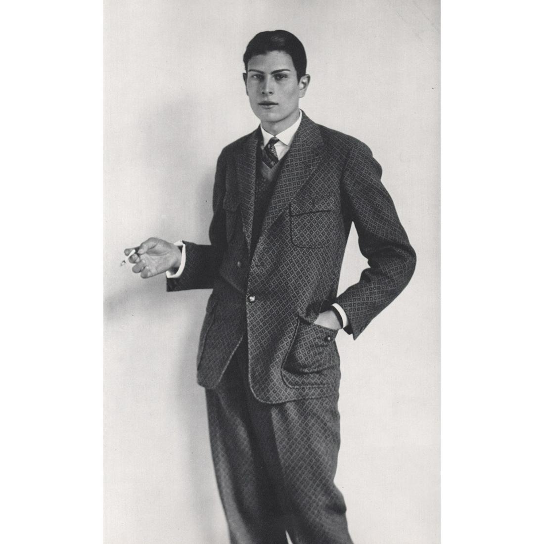 AUGUST SANDER - High School Student, 1926: Artist: AUGUST SANDER Print Title: High School Student, 1926 Medium: Sheet-fed Gravure Printing Date: 1970's Printed in Switzerland Image Size approx: 11.5 X 7.25 inches August Sander (1876-1964) was