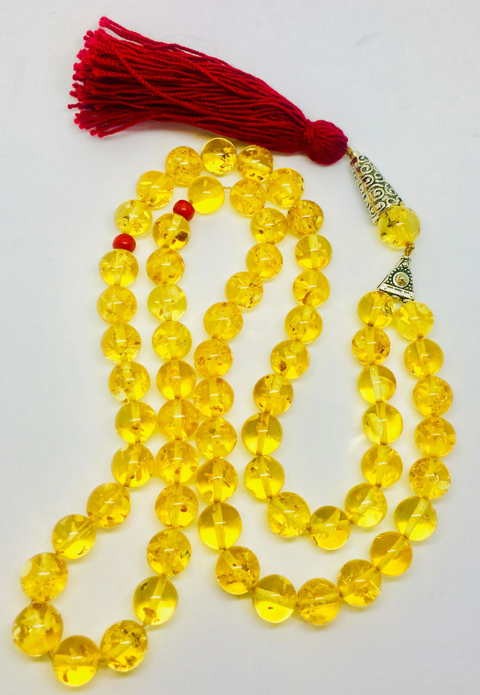 Marvellous Vintage Amber Tesbih made from Round Amber (1 of 8)