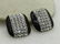 Vintage Enameled Art Deco Rhinestone Clip Earrings, - 2
